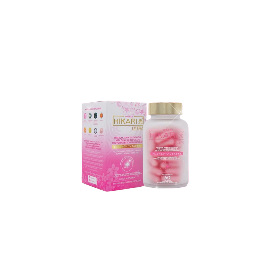 Hikari Premium Japan Glutathione Capsules for Radiant Skin - Beauty&U Skin Vitality USA Hikari Premium Japan Glutathione Capsules for Radiant Skin - Beauty&U Skin Vitality USA