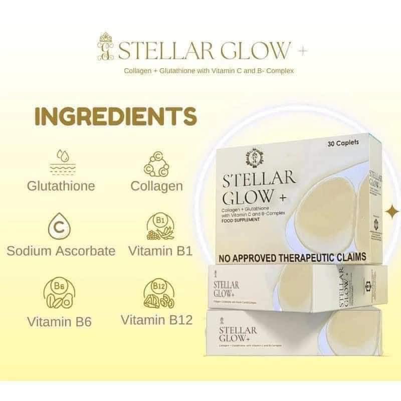 Gorgeous Glow Stellar Glow Plus Collagen & Glutathione Supplement | 100mg Skin Vitality USA Gorgeous Glow Stellar Glow Plus Collagen & Glutathione Supplement | 100mg Skin Vitality USA