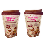 2-Pack Kimsdiary Million Glow PEACH HAZELNUT with ALMOND MILK COFFEE - 10 Sachets Each