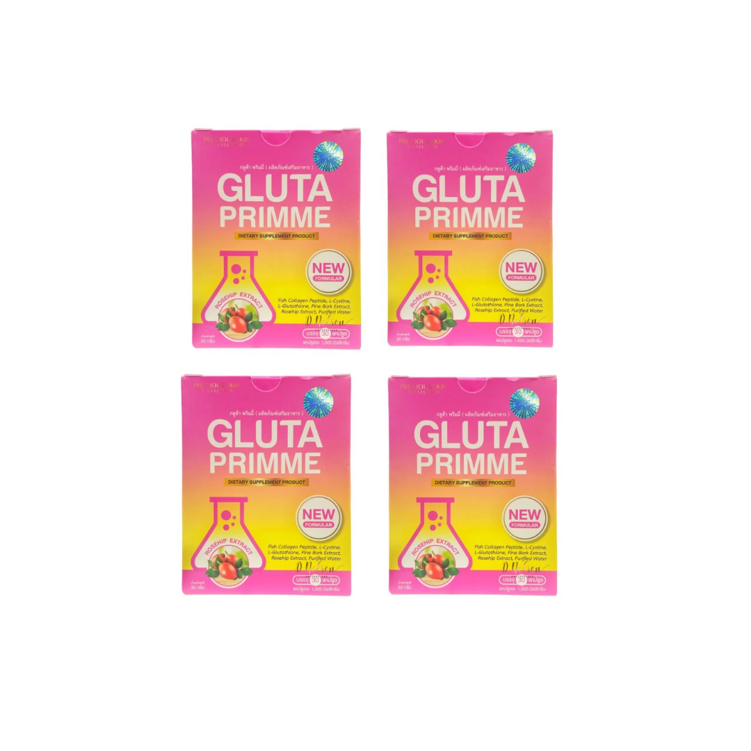 Gluta Prime Plus Glutathione Softgels - Set of 4 Boxes, Expiry July 20 Skin Vitality USA Gluta Prime Plus Glutathione Softgels - Set of 4 Boxes, Expiry July 20 Skin Vitality USA