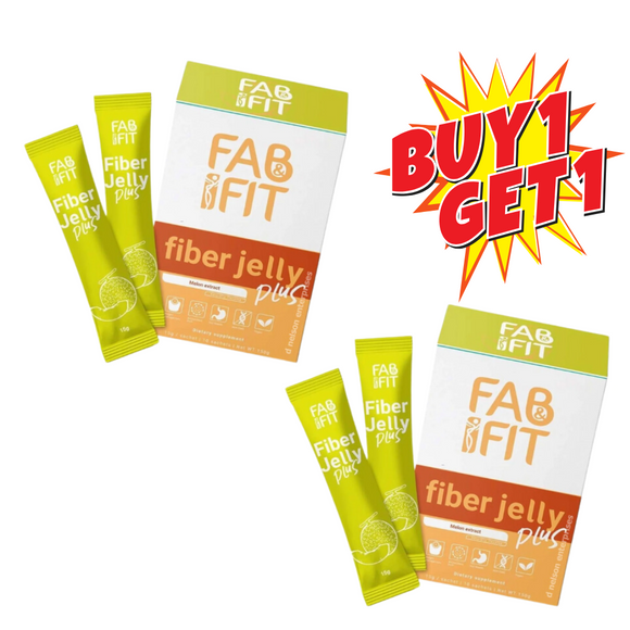 Fab & Fit Fiber Jelly Melon, 10 Sachets/pack ( ON SALE) EXP: MAY 2024