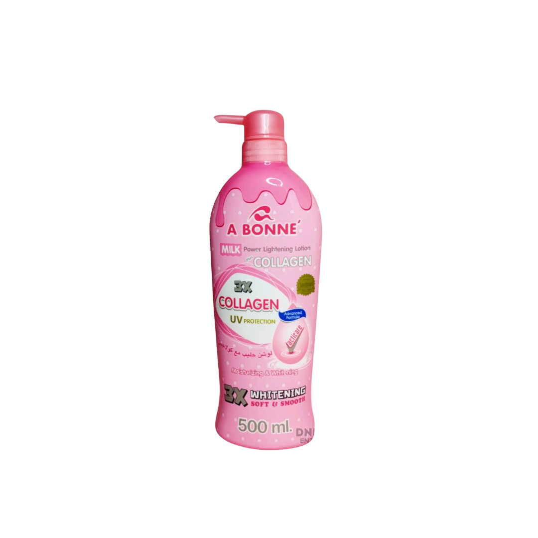 ボディローション A Bonne Milk Collagen Body Lotion 500ml A Bonne' Milk Power Lotion Plus 3x Collagen UV Protection 500ml