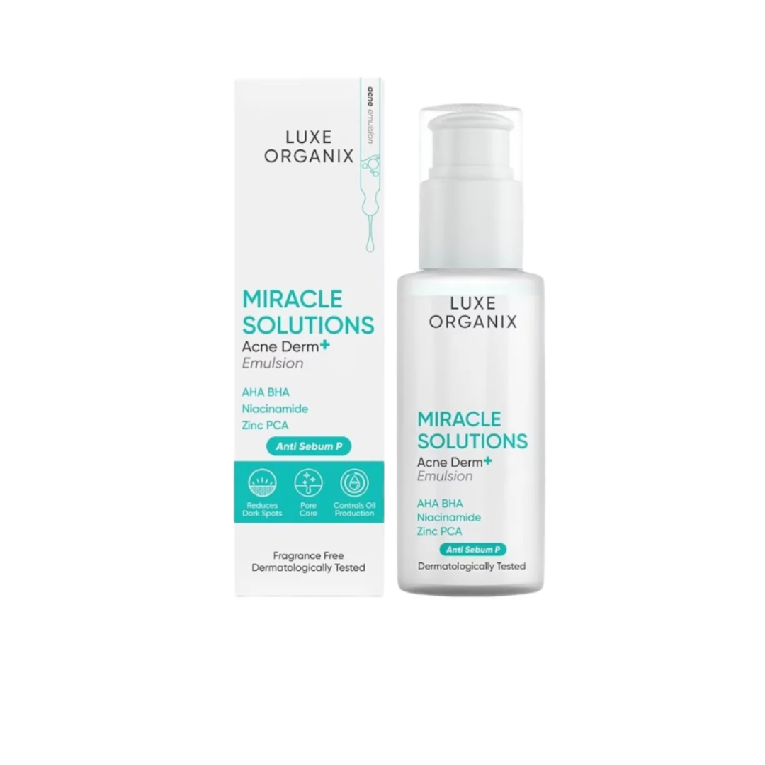 Luxe Organix AHA-BHA Miracle Solutions Emulsion 80ml – Skin