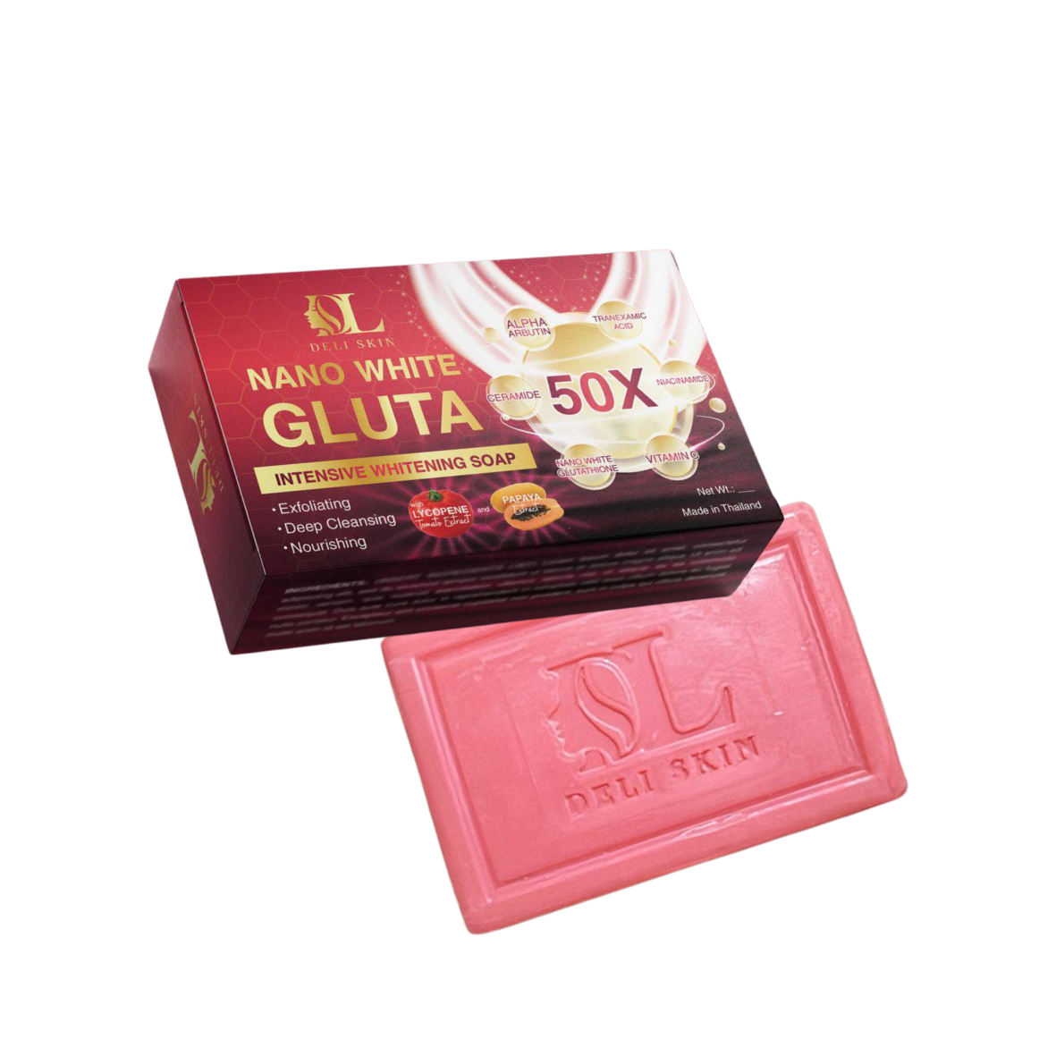 Deli Skin Nano White Gluta Lotion + Soap Bundle – Brightening & Moistu – Skin Vitality USA