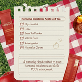 Wellness Whispers Apple Iced Tea Hormonal Imbalance Powdered Drinks 21g x 10 Sachets