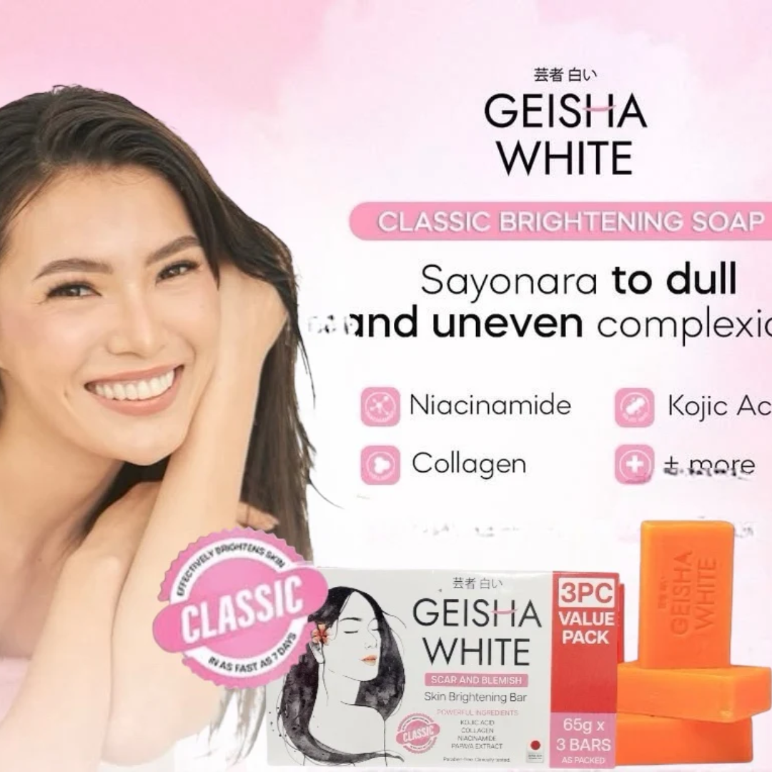 Geisha White Classic Scar Blemish Soap Kojic Acid Niacinamide geisha-white-classic-scar-blemish-soap-kojic-acid-niacinamide