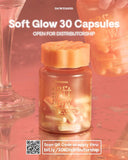 Dear Face New Moon Soft Glow - Glutathione + Collagen Supplement for Skin Brightening & Anti-Aging | 30 Capsules