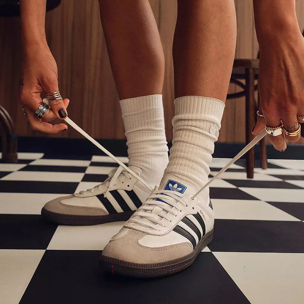adidas gazelle silver green womens Adidas Samba Classic Sneakers