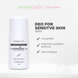 Organic Skin Japan Deodorant for Sensitive Skin with Aloe Vera Leaf Extract| 40ml
