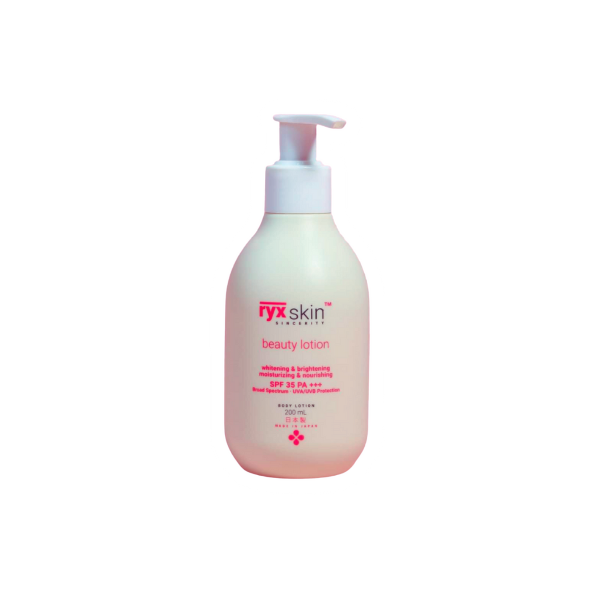 Ryxskin Sincerity Beauty lotion with COLLAGEN and VITAMIN E SPF 35 PA+++  200 mL