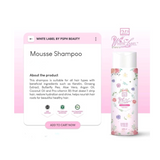 PSPH Beauty White Label Mousse Shampoo Damage Repair, 275ml