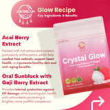 Crystal Glow Lychee Collagen Drink 10 Sachet - New & Improved Formula