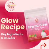 Crystal Glow Lychee Collagen Drink 10 Sachet - New & Improved Formula