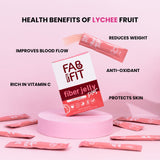 FAB & FIT - Fiber Jelly Plus 15g x 10 sachet- lychee