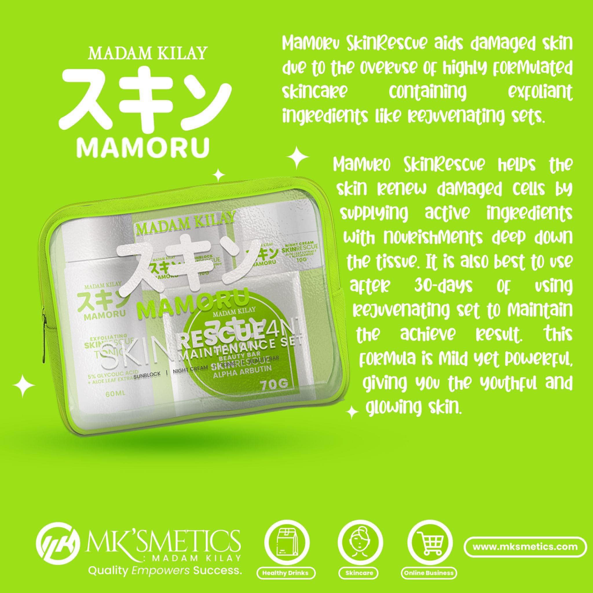 MAMORU Skin Rescue 4-in-1 Set by Madam Kilay | Glass Skin Care