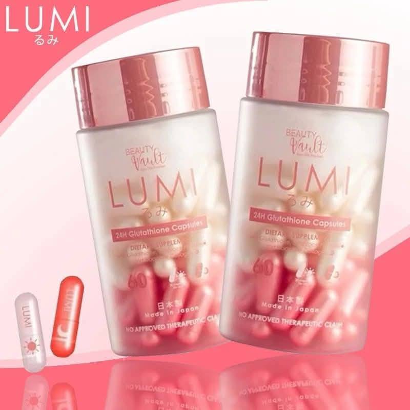 その他 5  BOTTLES BEAUTY VAULT LUMI 2 Bottles Beauty Vault LUMI 24H Glutathione Capsules – D