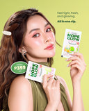 LUNA AURA HOPE GLOW – Honeydew Green Tea & Dandelion Probiotic Drink 10 Sachets (18g each)