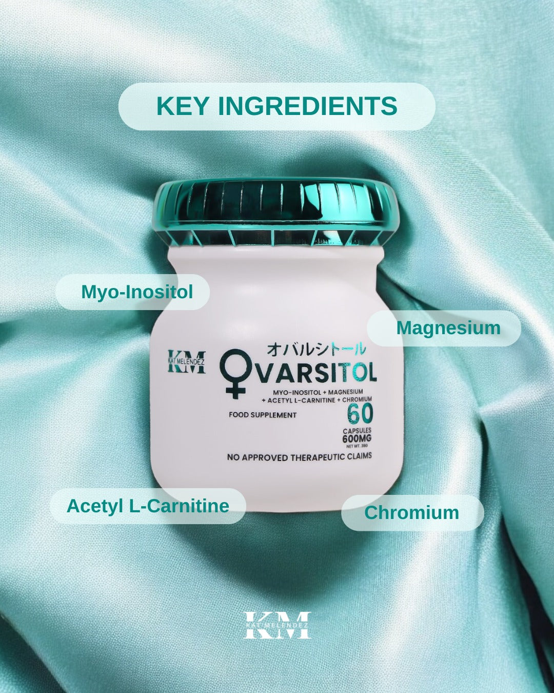acetyl l carnitine inositol Liposomal L-Carnitine KAT MELENDEZ OVARSITOL Women's Hormone