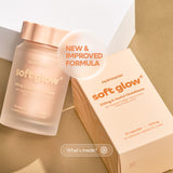 Soft Glow NEW MOON 200 mg S-Acetyl Glutathione Whitening  30 capsules -New and Improved- ...