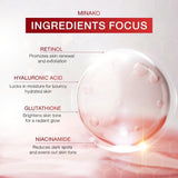Minako Retinol Booster Serum Nano Labdose 100g – 10% Niacinamide, Hyaluronic Acid & Glutathione Pure Serum