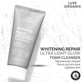 Luxe Organix Whitening Repair Ultra Light Glow Foam Cleanser 150g