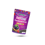 FITGUM Acai Berry Drink Powder with Chia Seeds (10 Sachets) | Berry Blend Beverage Mix