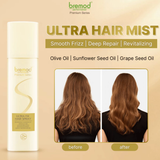 Bremod Ultra Fix Hair Mist | Anti-Frizz Lightweight Hair Spray with Oils 210ml