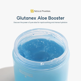 Glutanex Aloe Booster Gel Cream 200ml – Hydrating Face & Body Moisturizer with Aloe Vera, Glutathione, Panthenol & Triple Hyaluronic Acid