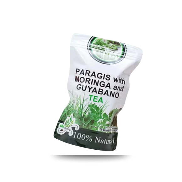 Chef Ayb's Paragis with Moringa and Guyabano Tea - 20 Sachets (1.8g Each) - Nourishing Herbal Blend for Wellness Support