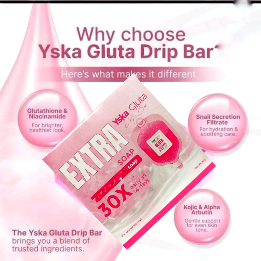 Radiance-enhancing cleansing bar with Glutathione, Kojic Acid, Niacinamide, and AHA/BHA. Helps smooth and refine texture for a fresh, renewed feel. Skin Vitality USA Radiance-enhancing cleansing bar with Glutathione, Kojic Acid, Niacinamide, and AHA/BHA. Helps smooth and refine texture for a fresh, renewed feel. Skin Vitality USA