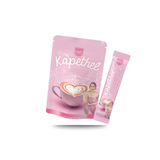 Ethel Booba Kapethel Coffee Drink Mix with Herbs & Collagen – Caramel Macchiato Flavor | 10 Sachets x 18g