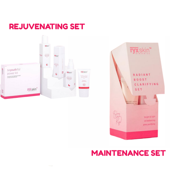 RyxSkin Radiant Boost Clarifying Set + BeYOUthiful Power Kit