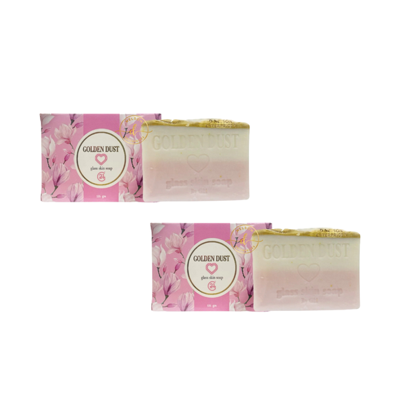 G21 Golden Dust Glass Skin Soap, 135G 2-PACK