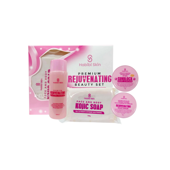 Habibi Skin Glowing Facial Set – Complete 5-Step Skincare System