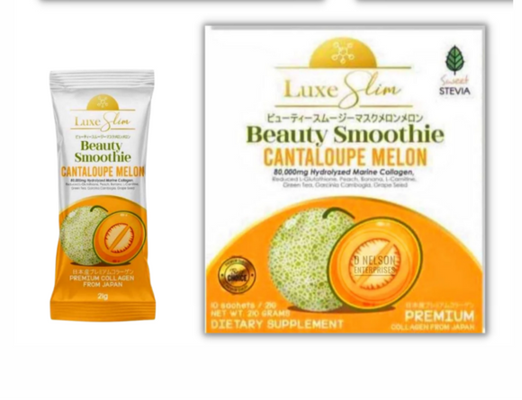 Luxe Slim Beauty Smoothie Cantaloupe Melon, 80,000mg - 1 Pack