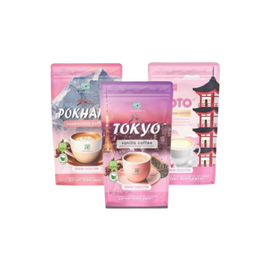 Namiroseus Cofffee Bundle: TOKYO Vanilla, POKHARA Cappuccino & KYOTO Premium Coffee