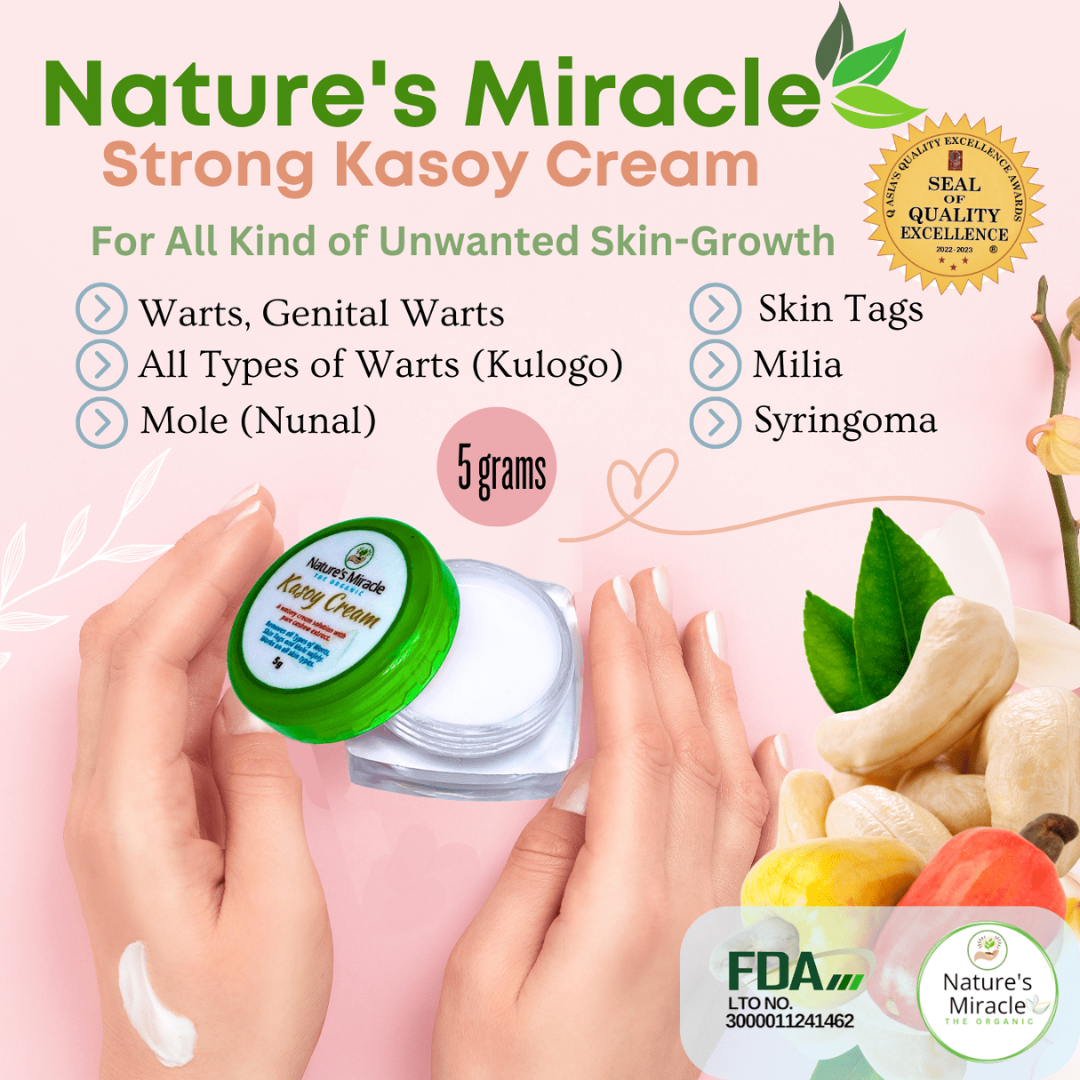 Natural Mircale Nature’s Miracle Kasoy Cream & Oil Combo – Daily Natural Moisturizer ...