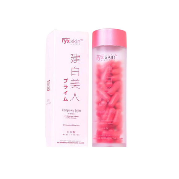 kenpaku Bijin Prime Glutathione with collagen and placenta -62 capsule – Skin Vitality USA