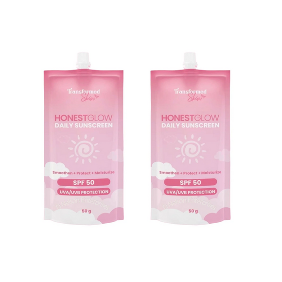 Honest Glow Daily Sunscreen SPF 50 - 50g - Broad-Spectrum UVA/UVB Protection