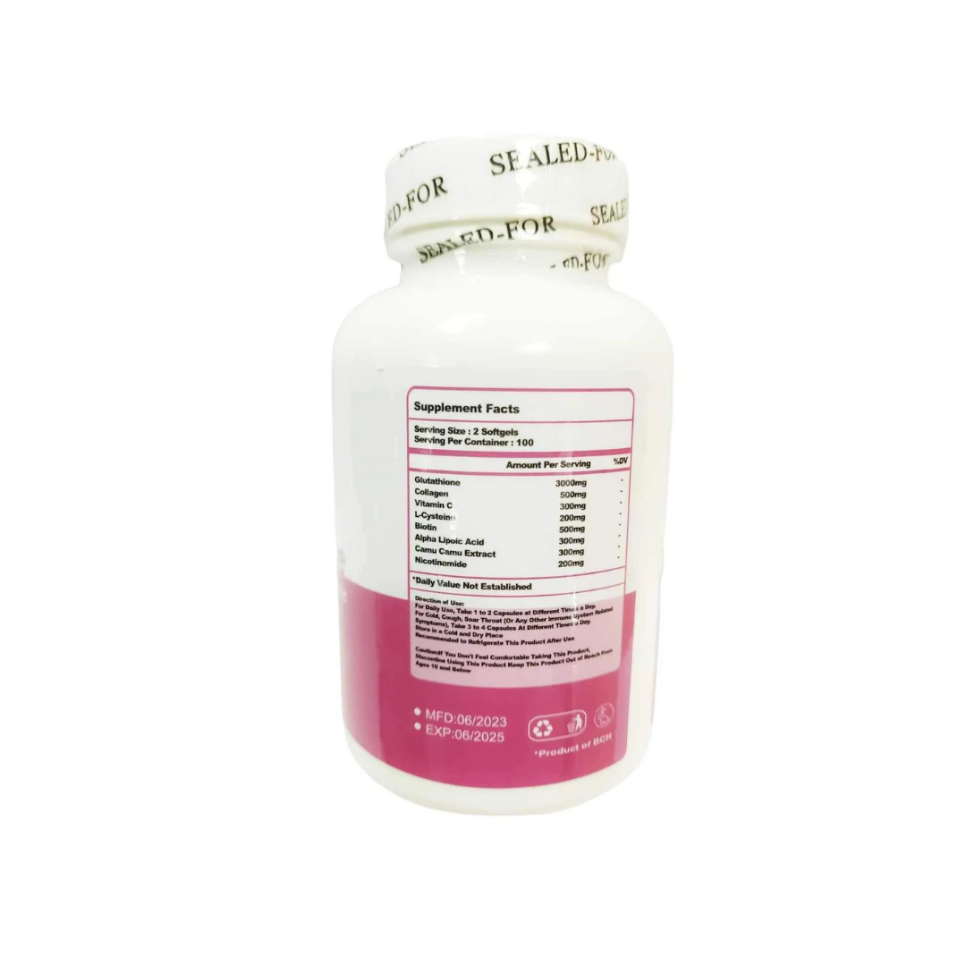 liposomal glutathione liver support evidence ROSMAR Kagayaku Whitening and Slimming Gluta Capsule 750mg