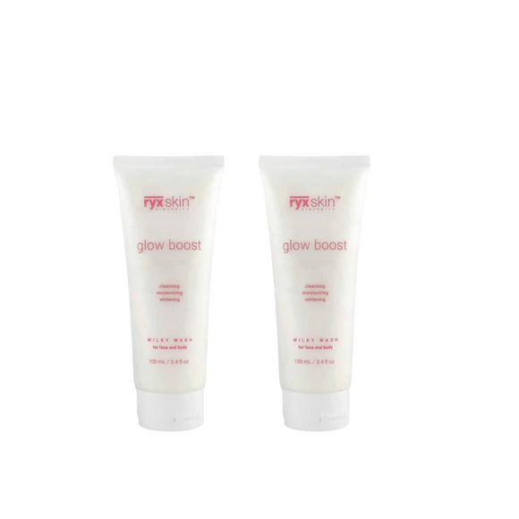 Ryxskin Sincerity Glow Boost milky face and body wash- TWIN PACK