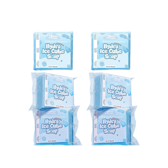 J Skin Beauty Hydra Ice Cube Soap, 70g Each - 6-pack