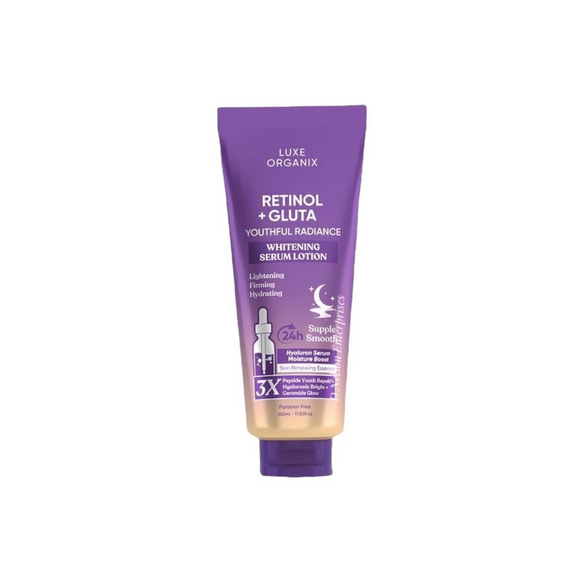 Luxe Organix Retinol + Gluta Whitening Serum Lotion 350ml – Skin Vitality USA