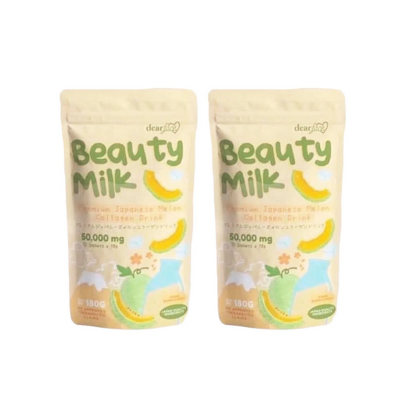 Dear face premium Japanese melon beauty milk 10 sachets 2-pack
