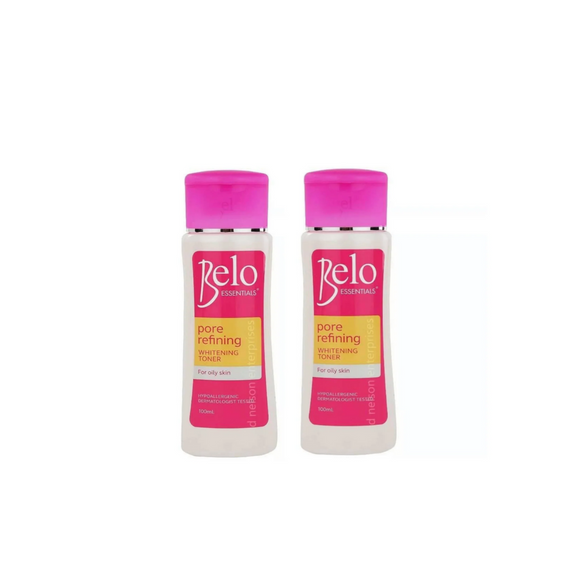 Belo Essentials Pore Refining Toner  60ml - twin Pack