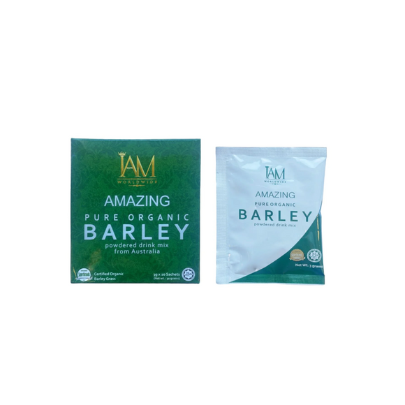 I AM Worldwide Amazing Pure Organic Barley Powdered Drink Mix-