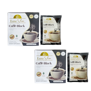 Luxe Slim Caffe Black, 10 Sachets - twin Pack