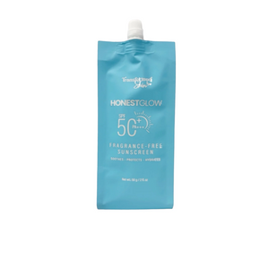 Transformed Skin HonestGlow Fragrance - Free Sunscreen SPF 50 PA+++, 50g