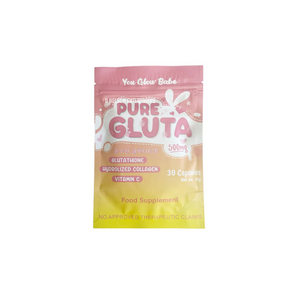 You Glow Babe PURE GLUTA 500mg Glutathione Capsules, 30 count