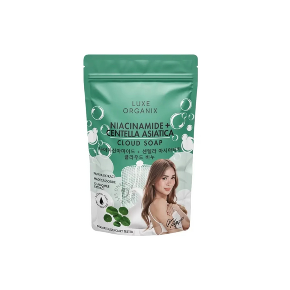 Luxe Organix Niacinamide + Centella Asiatica Cloud Soap 180g